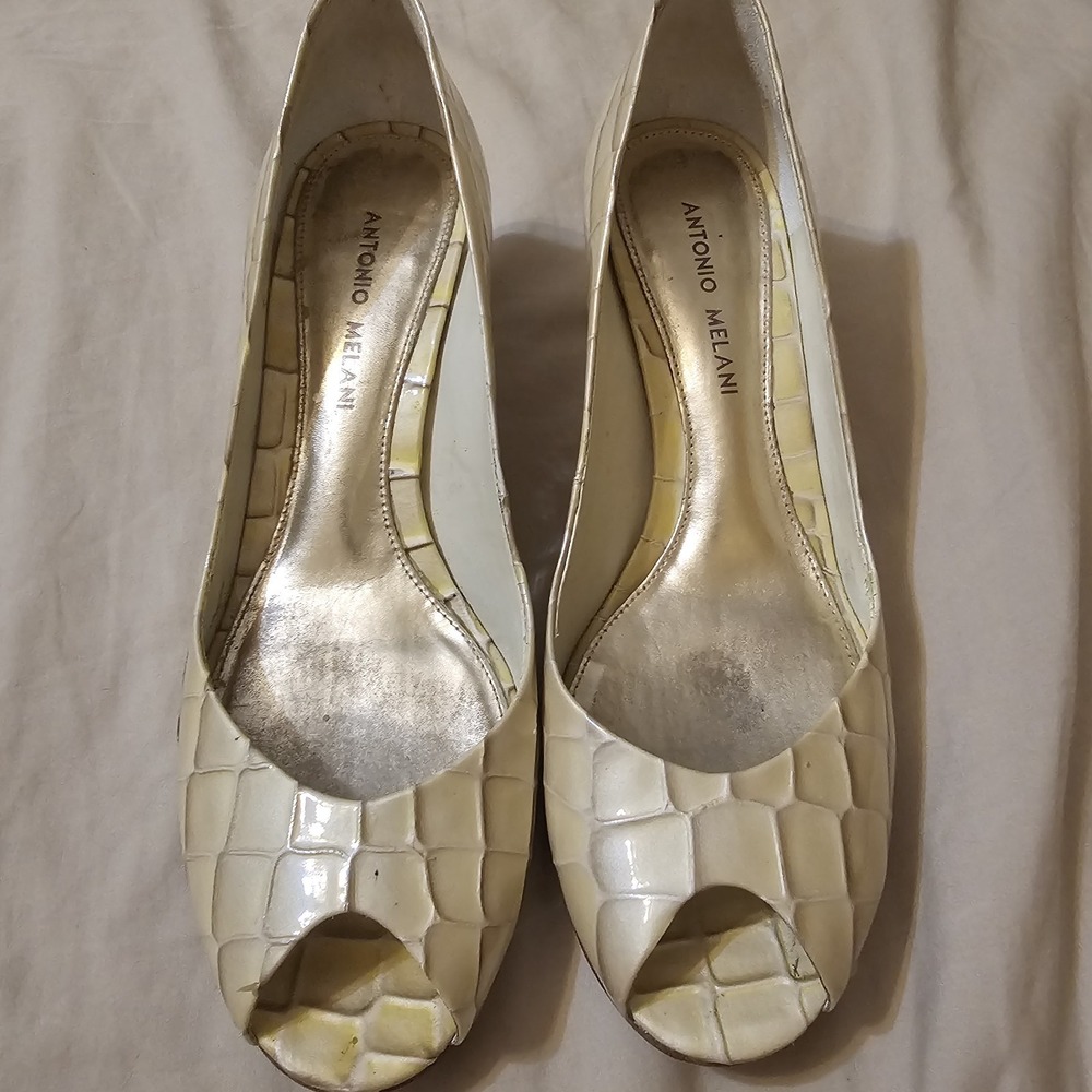 Antonio Melani Dolly 113 Womens Size 8 Peep Toe